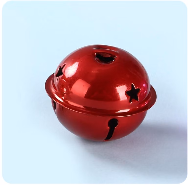 Allecto Kerstbellen - Metalen Jingle Bells - 5 cm - Kleurrijke Decoratie voor Knutselen