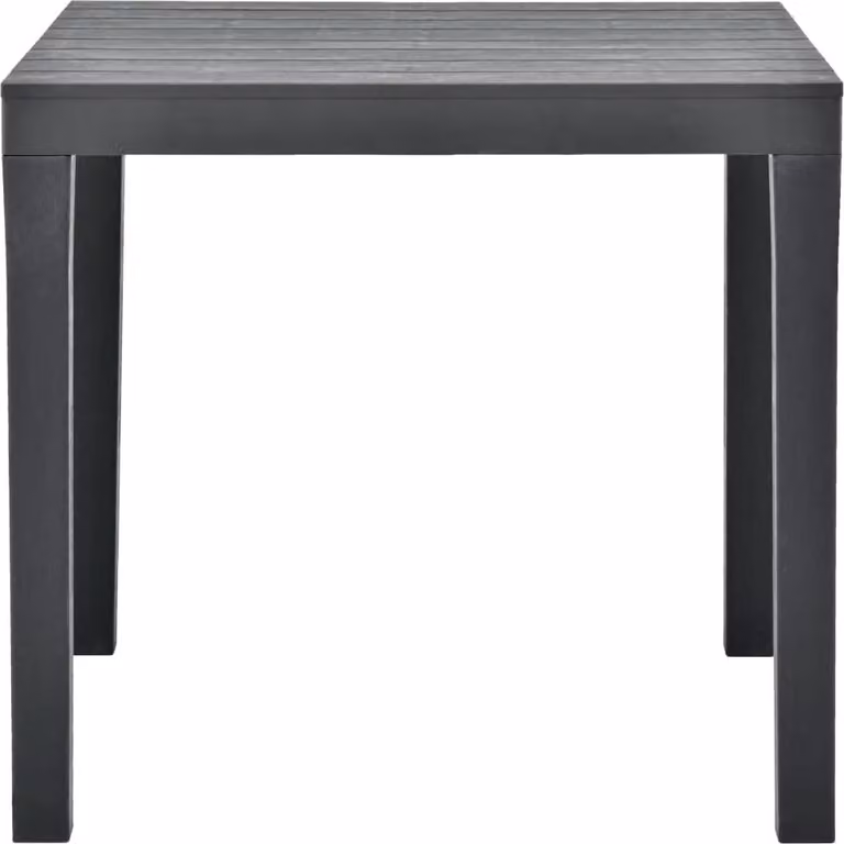 vidaXL Tuintafel, antraciet, B/D/H: 78 x 78 x 72 cm