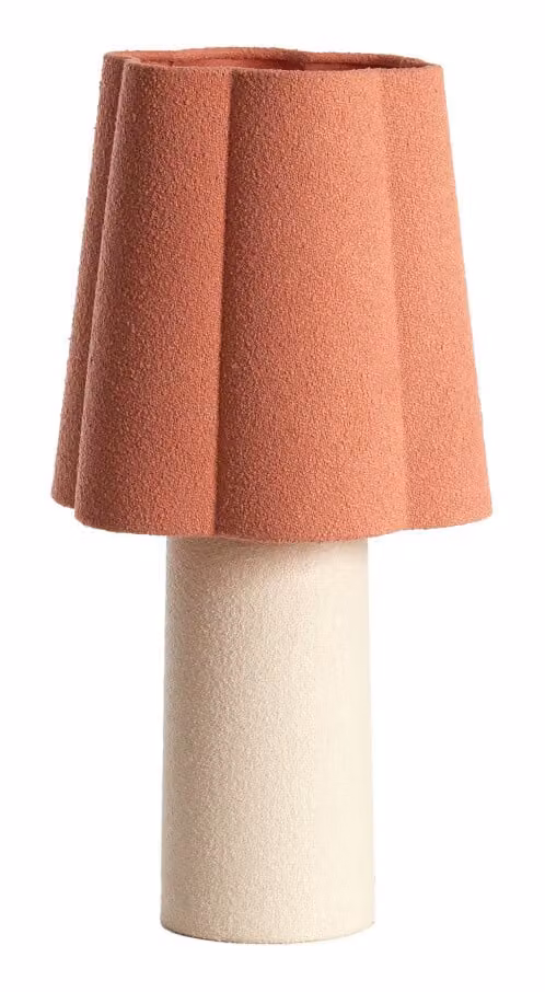 Light & Living Tafellamp Musaby Wit/Roze - Rond