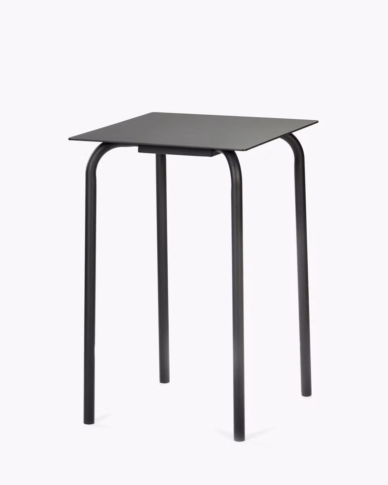 Serax Vincent Van Duysen August bartafel zwart B/D/H: 65 x 65 x 100 cm