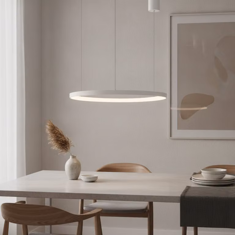 Lyora Design hanglamp Pertino wit rond Ø 48cm