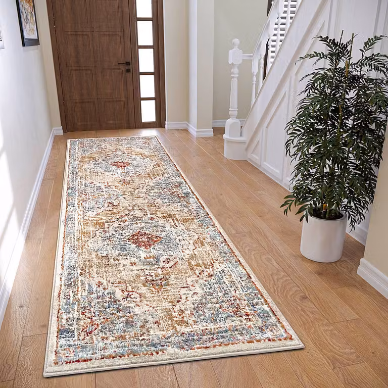 home24 Oosters vloerkleed Strozzi multicolor B: 80 cm, L: 240 cm