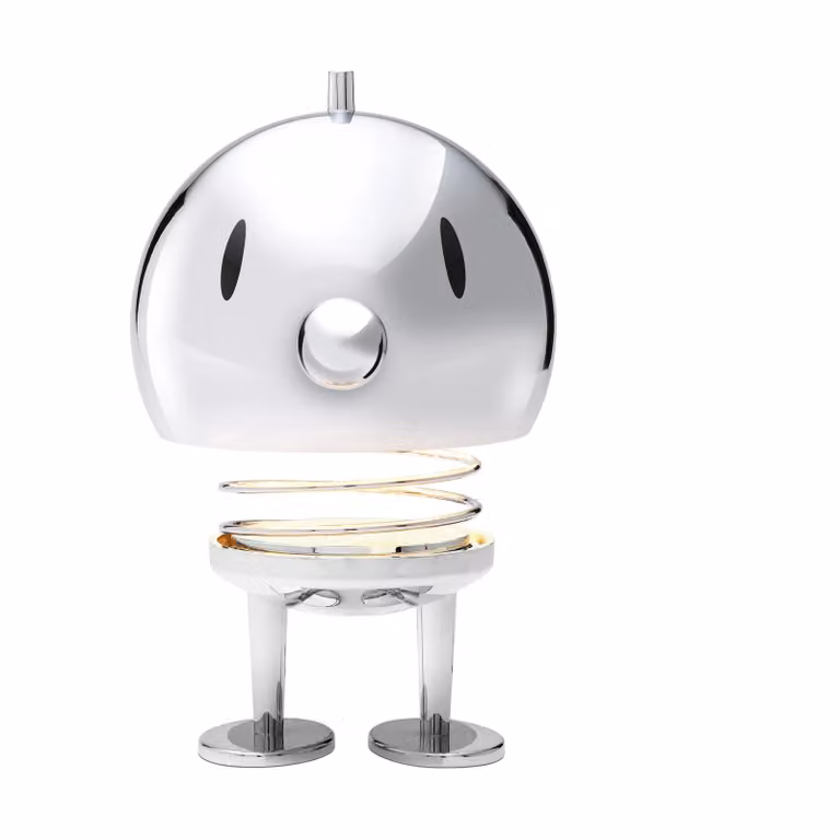 Hoptimist LED-lamp draagbaar XL Chrome tabletop