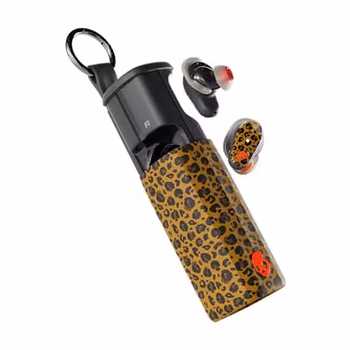 Skullcandy Method 360 ANC Wireless Earbuds met Noise Cancelling en Microfoon - Leopard