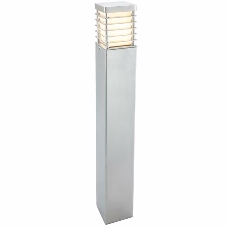Landelijke buitenlamp Selham Franssen, zinkgrijs, Hoogte: 85 cm