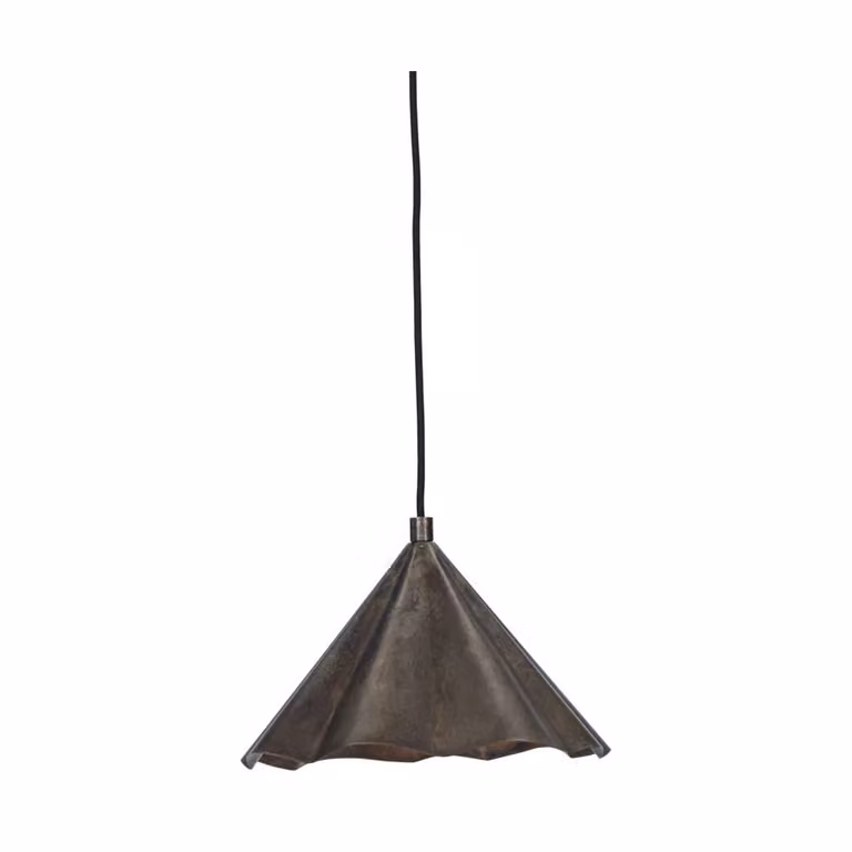 House Doctor Flola hanglamp bruin metaal Ø30 cm