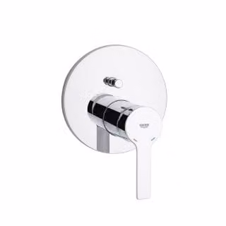 Grohe LINEARE inbouw douchekraan met thermostaat, chroom, voor 2 aansluitpunten