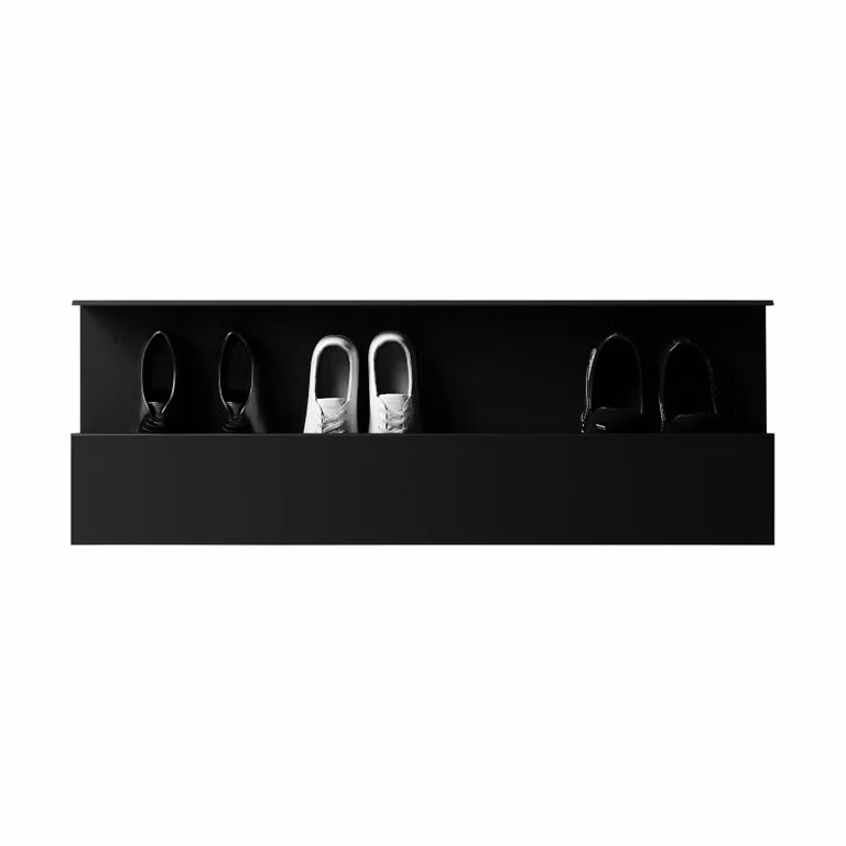 Nichba schoenrek Black, Breedte: 100 cm