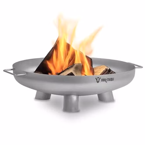 BBQ-Toro Roestvrijstalen Vuurschaal, Diameter: 60 cm, Zilver
