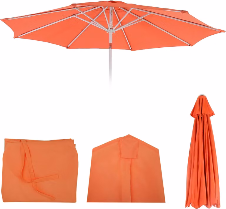 Mendler Vervangingshoes voor Parasol N18, Terracotta, Diameter: 2,7 meter