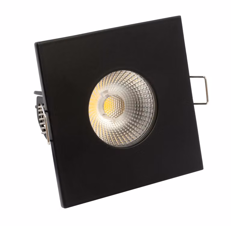 Franssen Plound Led inbouwspot zwart