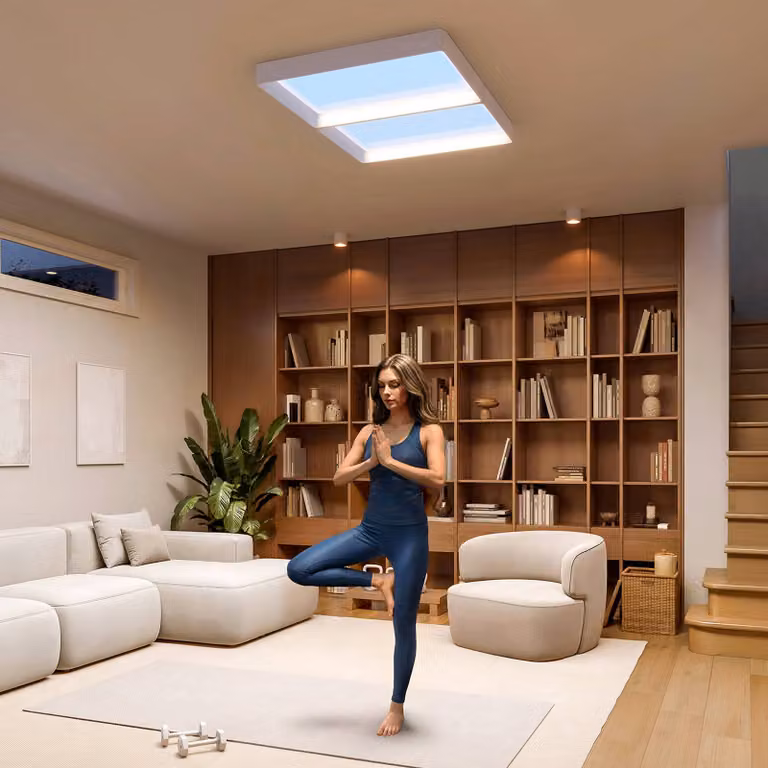 Philips LED Plafondlamp voor Woon- en Eetkamer, Wit / Opaal