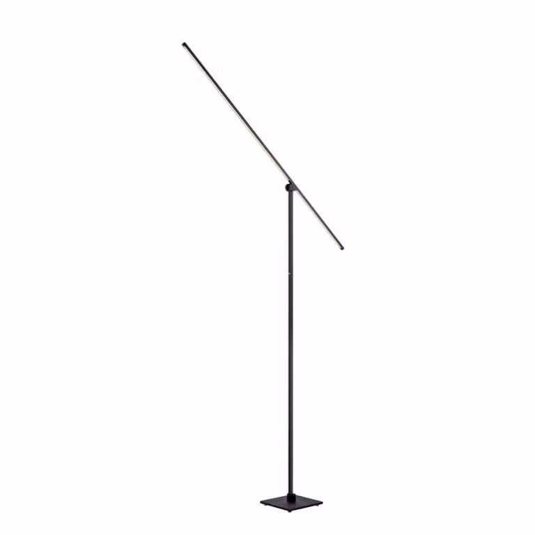 Paul Neuhaus Grafo LED vloerlamp Black Pearl met touchdimmer