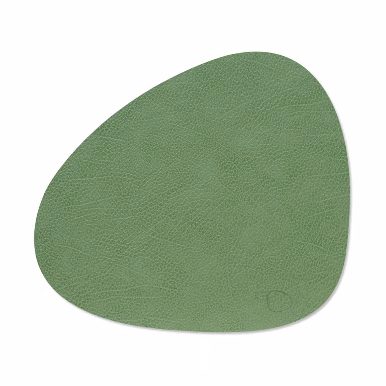 LIND DNA Hippo placemat curve M Forest green