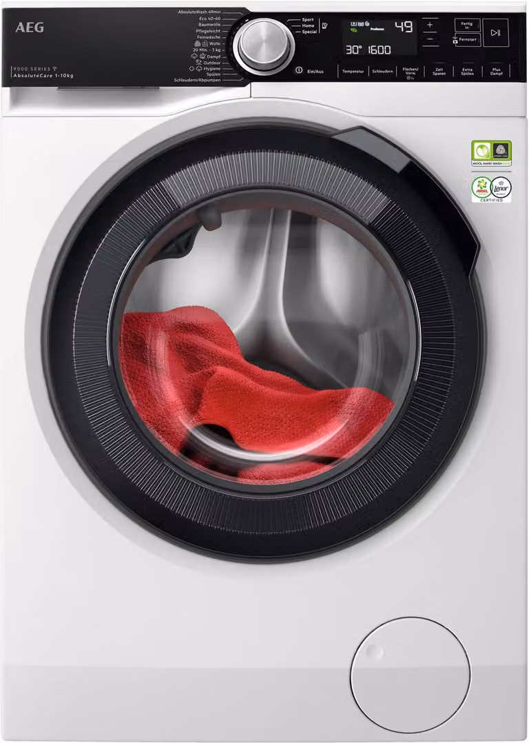 AEG 9000 AbsoluteCare WiFi wasdroger 10 kg LR9W80600 wit