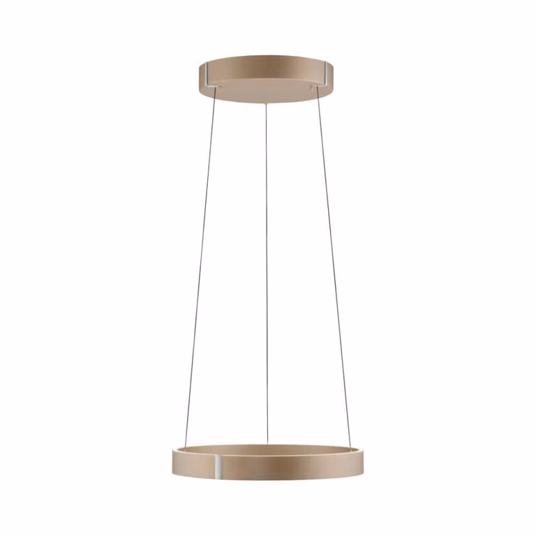 Paul Neuhaus Pure E-Clipse LED hanglamp, brons, Ø 50 cm
