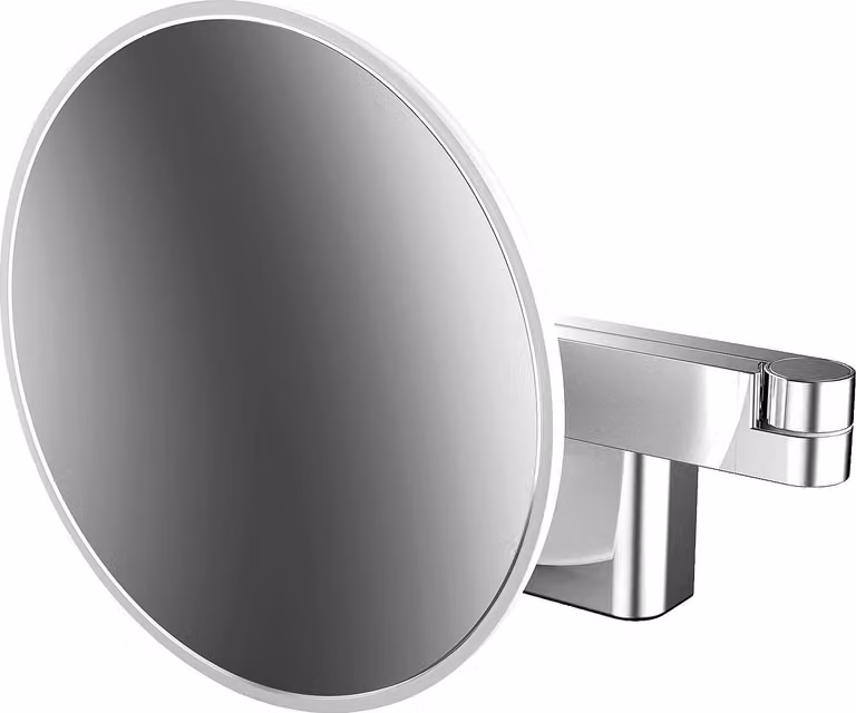 Emco LED scheer- en make-upspiegel wandmodel met 5-voudige vergroting