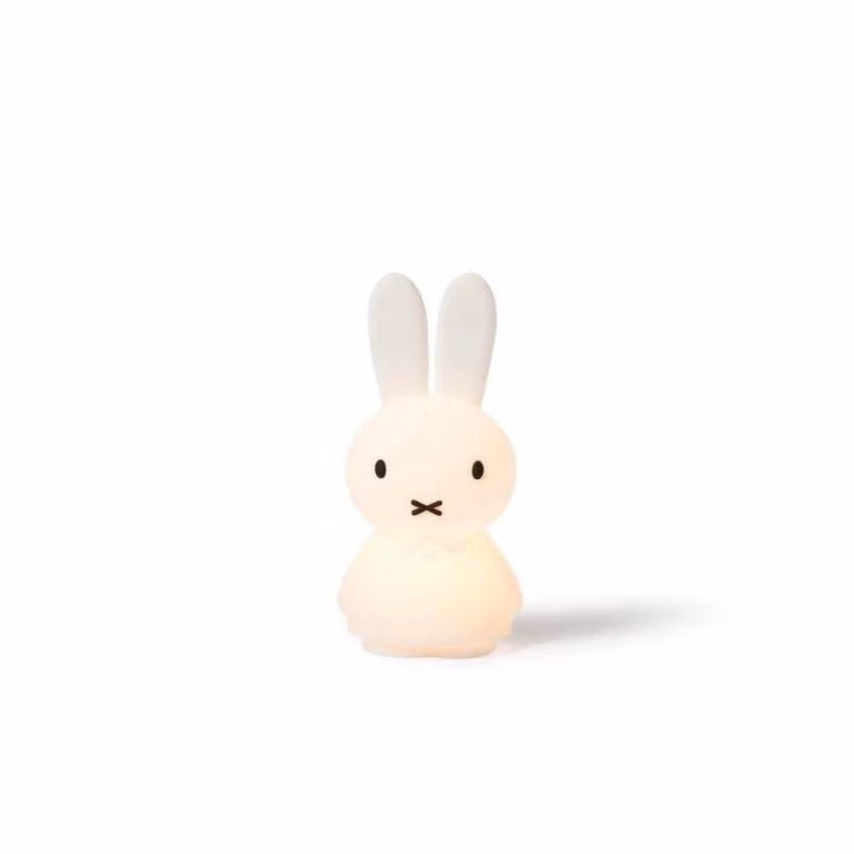 Mr Maria Miffy Shines Light LED tafellamp met oplaadbare batterij, Hoogte: 22 cm