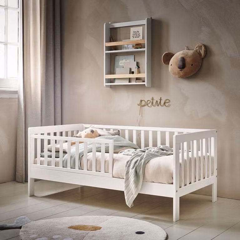 Petite Amélie Peuterbed Wit - Plume Collectie - B/D: 140 x 70 cm