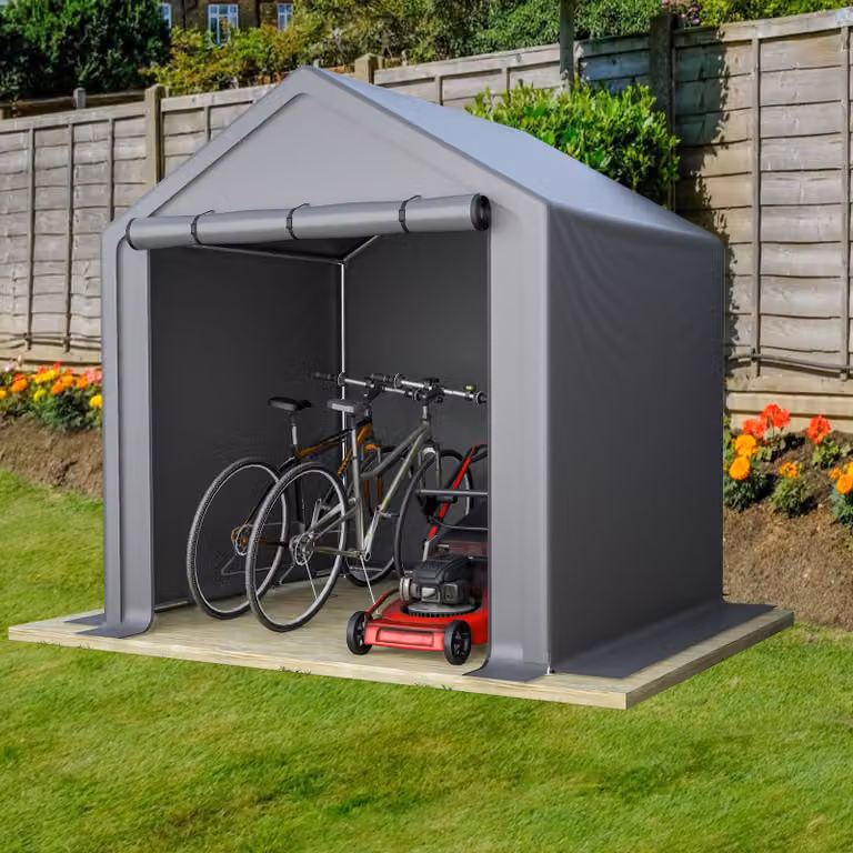 Multifunctionele opslagtent voor fietsenstallingen en gereedschap B/D/H: 190 x 170 x 200 cm
