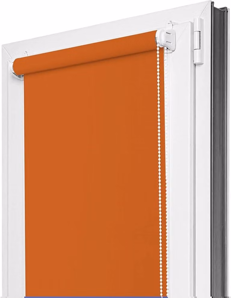 Verduisterend rolgordijn Pastel oranje 30 x 120 cm