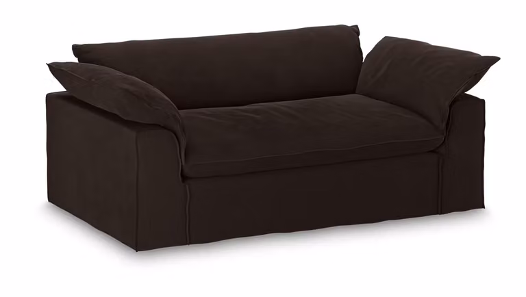 HKliving Hoes voor Bank Nomad Velvet, 204cm - Espresso