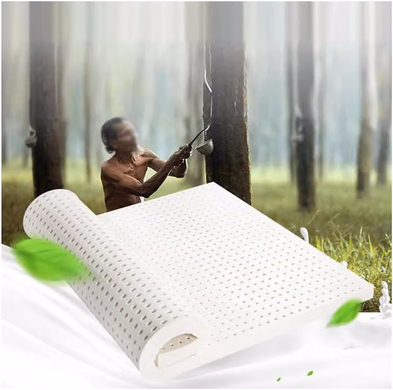 Natuurlijke Latex Matras met 7 Zone Ondersteuning voor Volwassenen, 90 x 220 cm