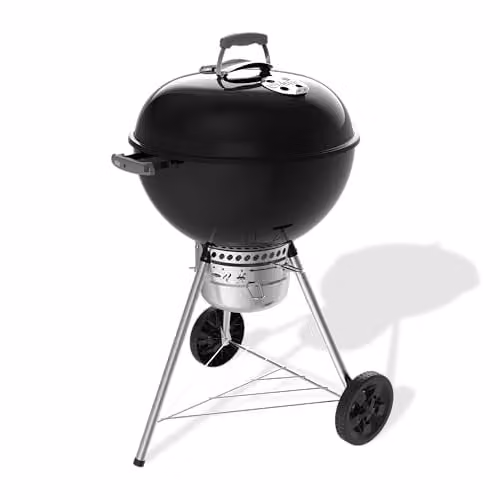 Weber Original Kettle Premium houtskoolbarbecue zwart met dekselthermometer en One-Touch reinigingssysteem