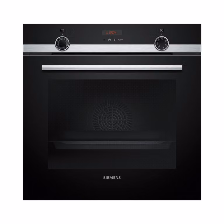 Siemens HQ574AER3 Inbouw Combinatieoven met Stoom en Pyrolytische Reiniging in Zilver en Zwart