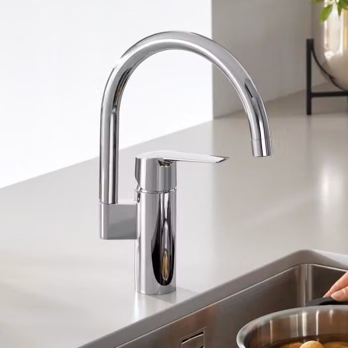 GROHE Start keukenkraan met één hendel, 1/2 inch, met hoge uitloop