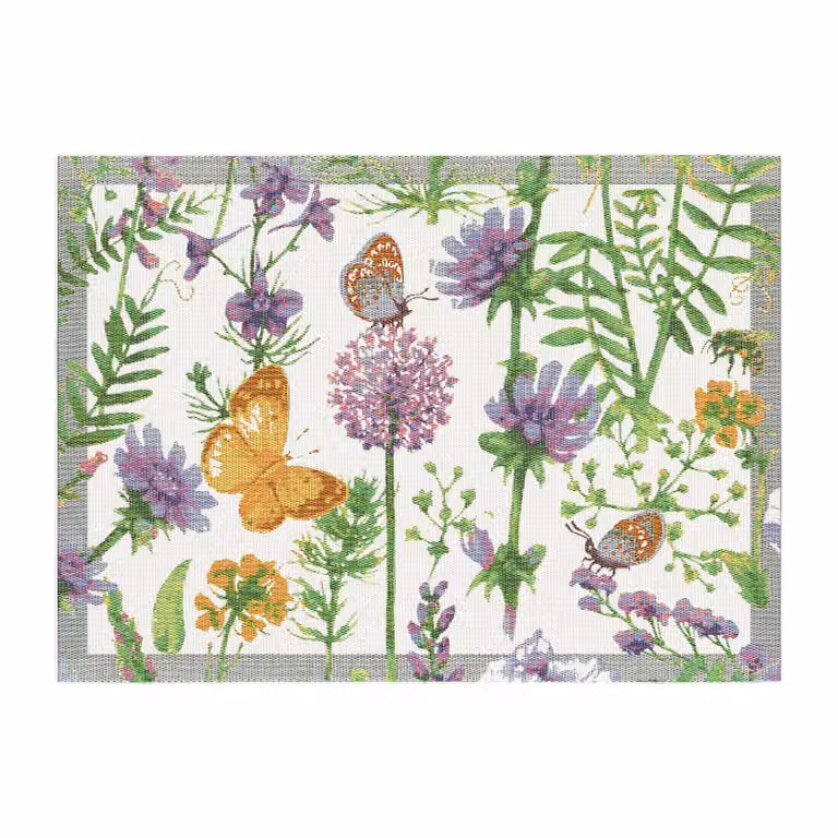 Ekelund Linneväveri Selma placemat Multi B/D: 35 x 48 cm