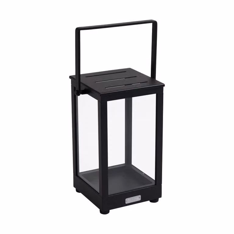 Brafab Belfort kaarsenhouder voor stompkaarsen, Zwart, Hoogte: 37 cm