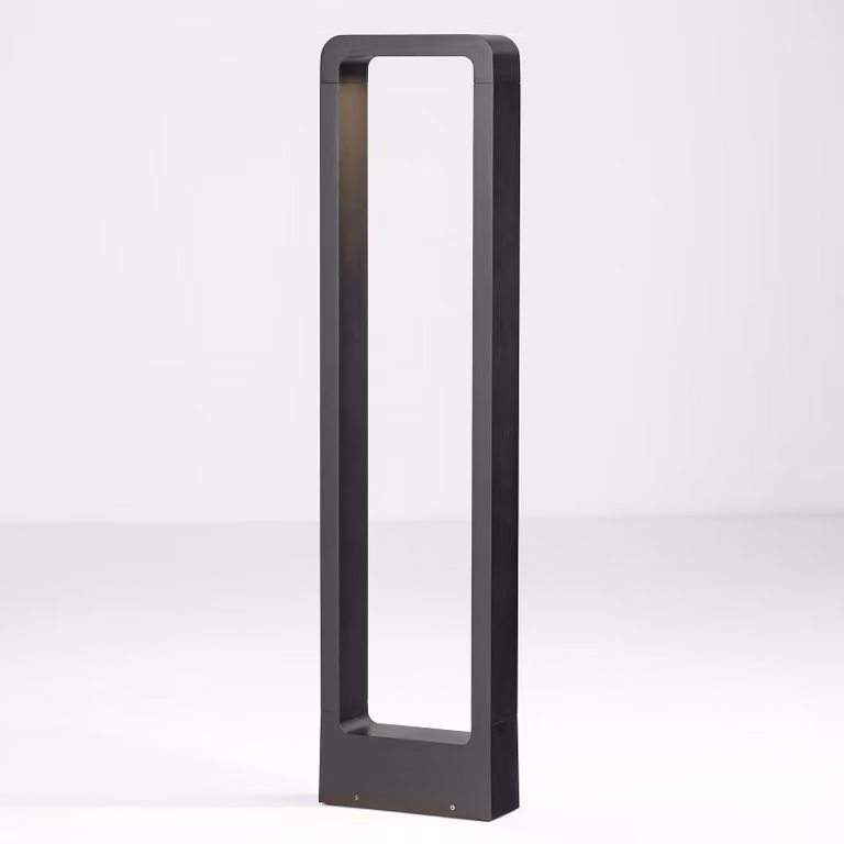 Lyora Minimalistische LED-tuinlamp zwart 65 cm