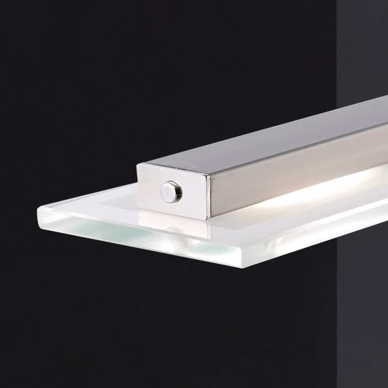 Fischer & Honsel Tenso Tw hanglamp, modern, grijs/zilver, metaal en glas, dimbaar en hoogte verstelbaar