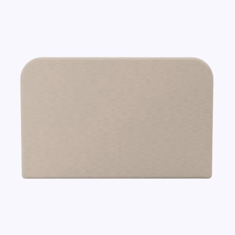 Hypnia Nova hoofdbord in beige met stoffen bekleding