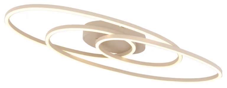 Globo Spira Design Plafondlamp - Zwart - Ovaal