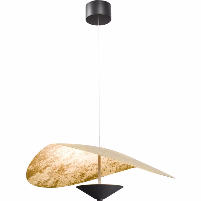 Masterlight Lente LED hanglamp met katrol - Bladgoud - Ø 60 cm