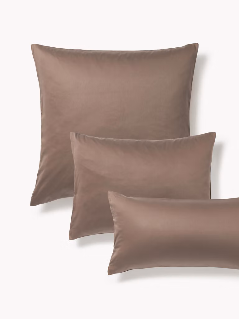 Westwing Collection Katoensatijnen kussenhoes Comfort