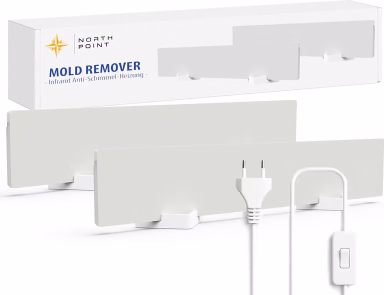 Northpoint Infrarood Anti-Schimmel Verwarming Elektrisch Wandpaneel 2-delige set voor wanden en badkamers
