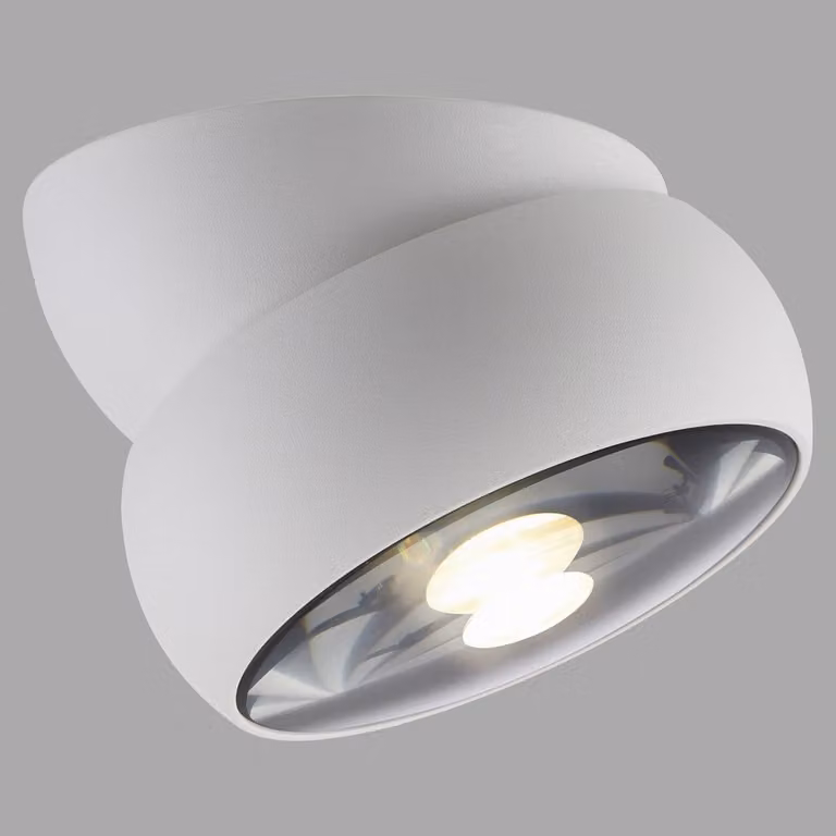 Paul Neuhaus Pure Move LED opbouwspot, wit, Ø 11 cm