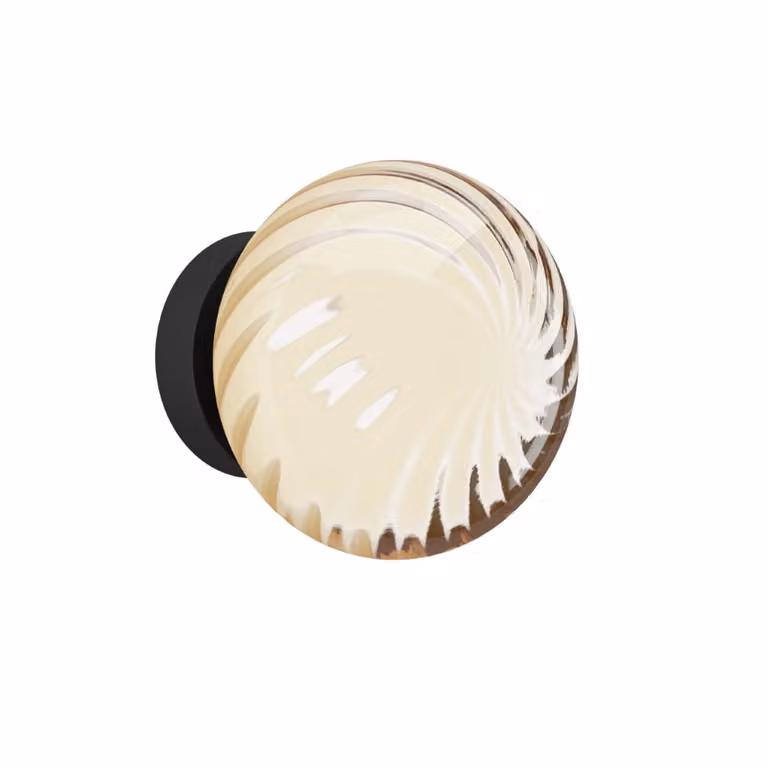 Stars of Light Pantoja Wandlamp zwart met CCT en dimbare LED in amber