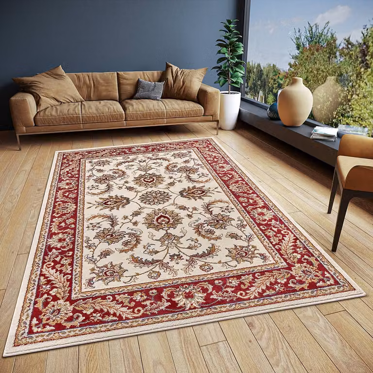 home24 Oosters vloerkleed Reni beige/rood B/D: 80 x 120 cm