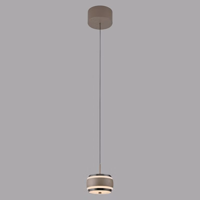 Paul Neuhaus Falling Rings LED hanglamp, brons, Ø 13 cm