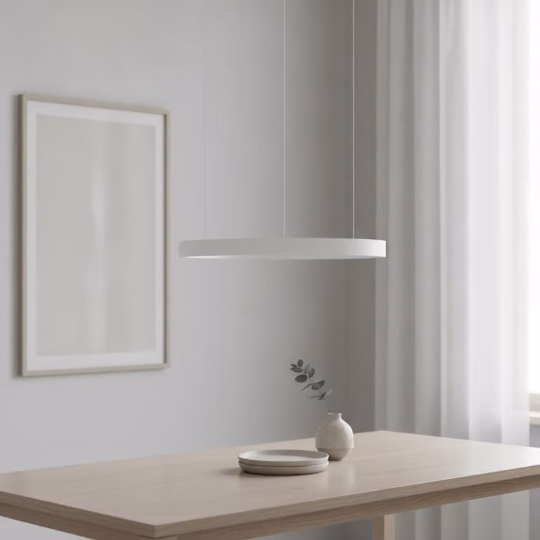 Nova Luce Elowen Design Hanglamp Wit Ø 60cm met LED