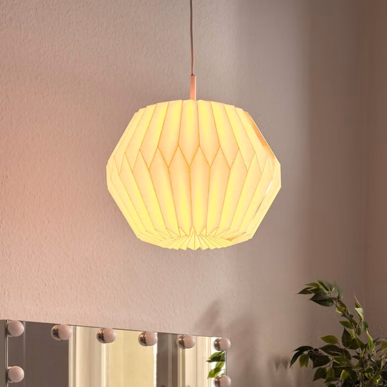 Osram Hanglamp Decor Paper Gem, wit, dimbaar, papier en metaal