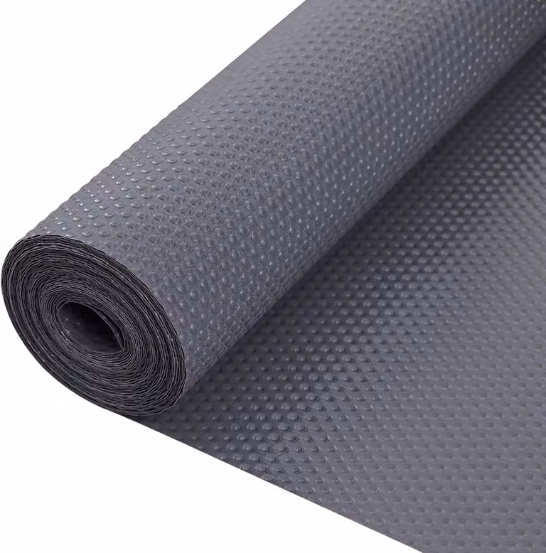 Donkergrijze antislip keukenlade inleggers van 30x300 cm voor keukenorganisatie
