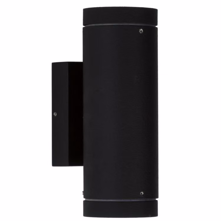 Albert Up down buitenlamp Cylinder zwart aluminium