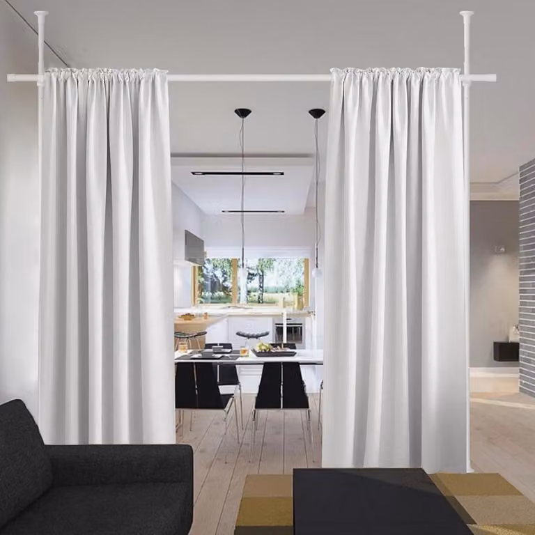 Strakke Witte Roomdivider voor Woon- en Slaapkamer