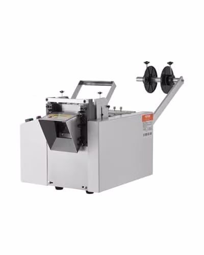 VEVOR Automatische krimpkoussnijder in grijs, snijmachine voor kabels en buizen, B/D/H: 81,0 x 31,3 x 37,5 cm