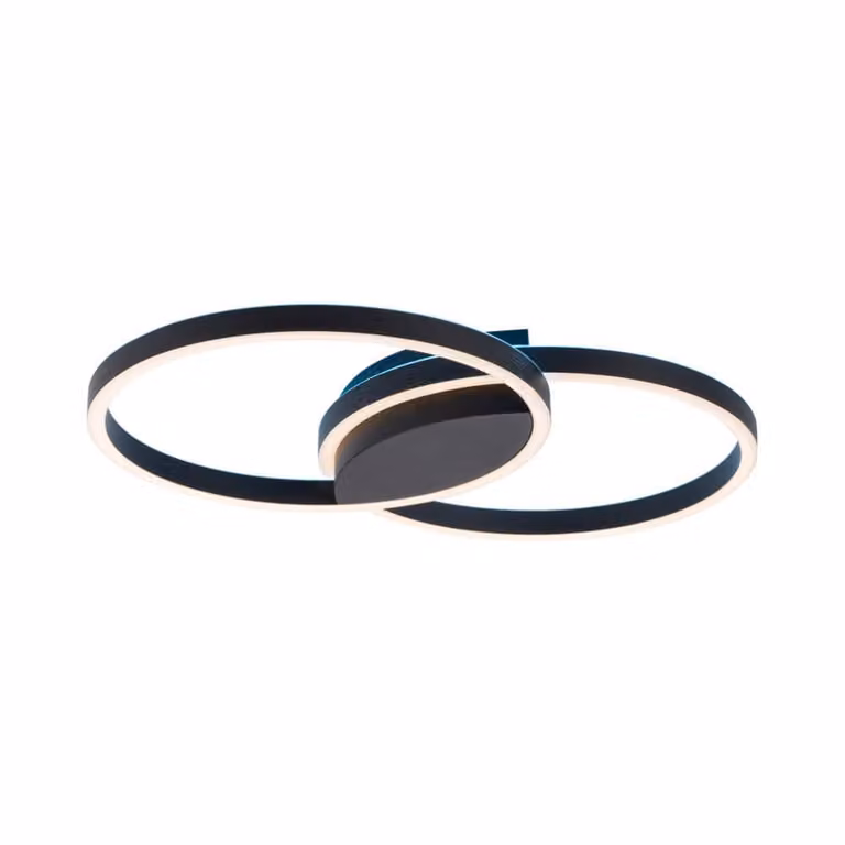 Paul Neuhaus Q-Marko Design Plafondlamp Rond - Zwart